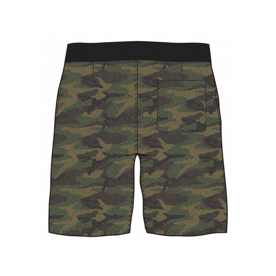 Straight Hem Camouflage Collection Boardshorts
