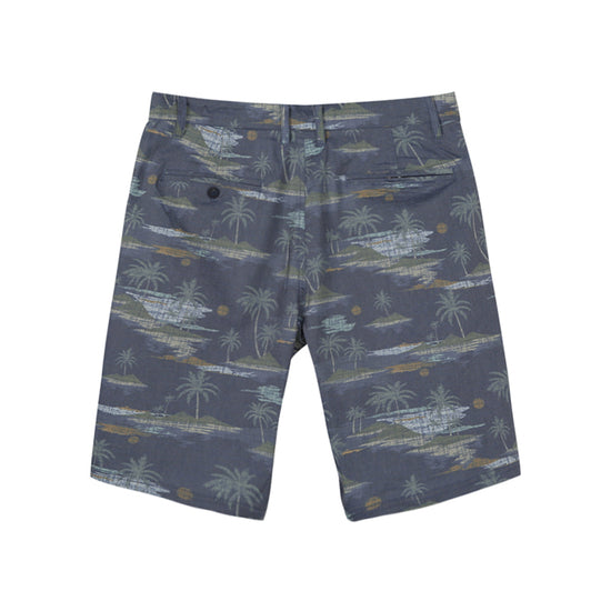 Flower Leaf Printed Collection Hybrid Walk Shorts