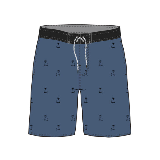 Straight Hem Small Element Design Collection Boardshorts