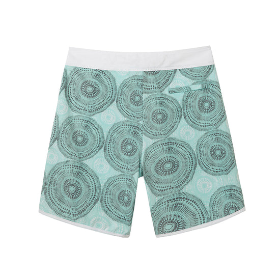 Geometric Stitching Design Collection Performance Board Shorts