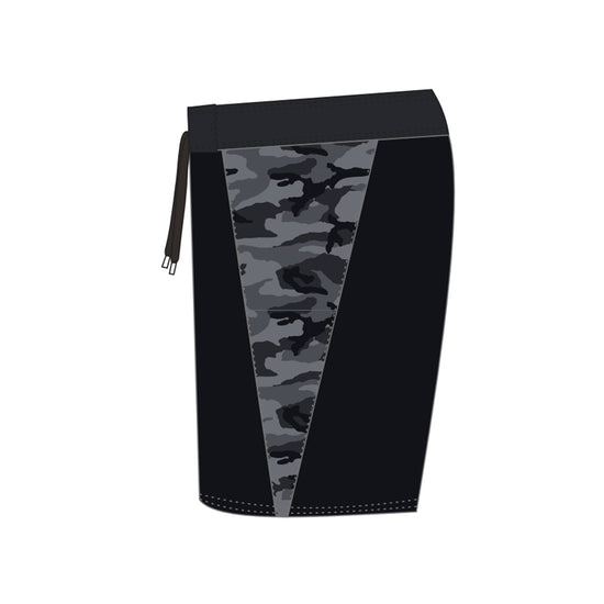 Straight Hem Triangle Side Design Collection Boardshorts