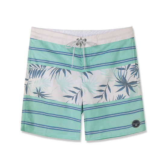 Flower & Leaf Stitching Collection Fashion Boardshorts