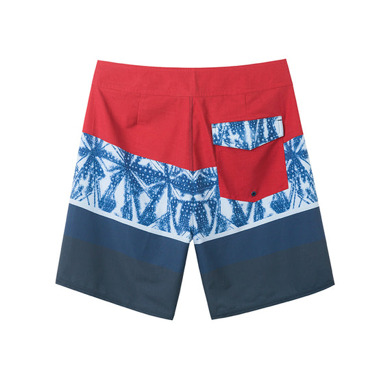 Geometric Stitching Design Collection Performance Board Shorts