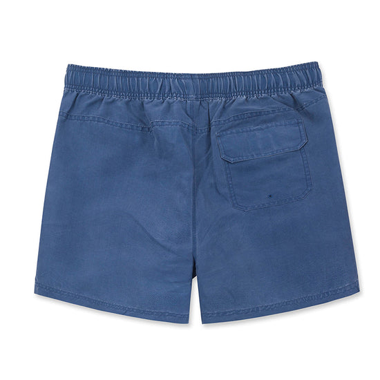 Vintage Solid Color Collection Washed Swim Shorts