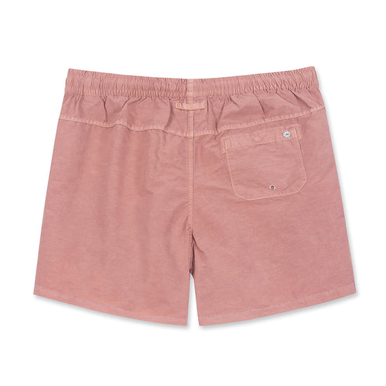 Vintage Solid Color Collection Washed Swim Shorts