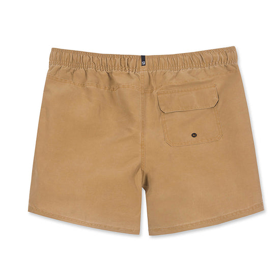Vintage Solid Color Collection Washed Swim Shorts
