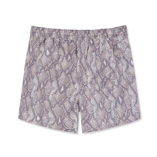 Geometric Abstract Design Collection Washed Vintage Swim Shorts