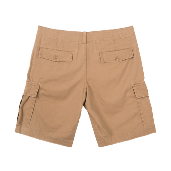 Solid Color Design Collection Cargo Hybrid Shorts