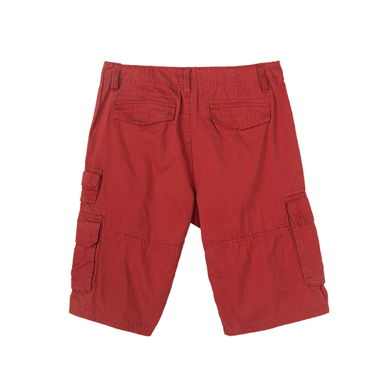 Solid Color Design Collection Cargo Hybrid Shorts