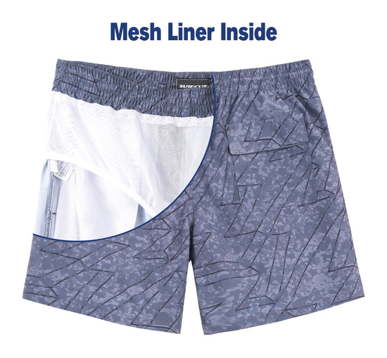 Men Quick Dry Vintage Solid Colors Swim Trunks Wholesale