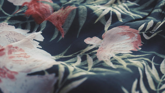 Poplin/Voile Print Fabric