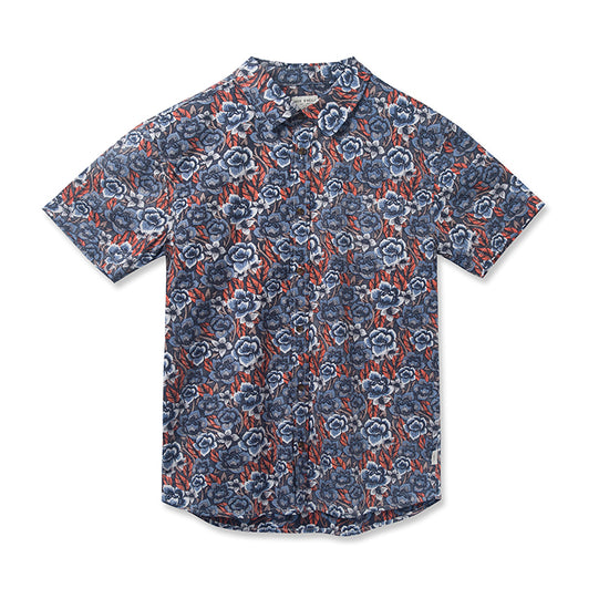 Flower & Leaf Printed Collection Hawaiian Shirts