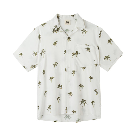 Leaf Printed Collection Hawaiian Shirts