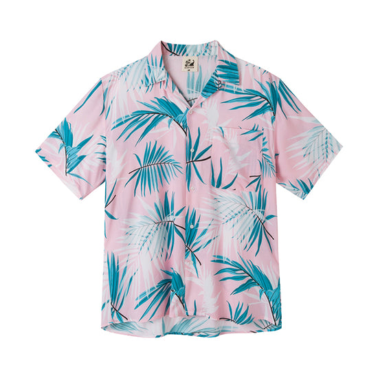Leaf Printed Collection Hawaiian Shirts