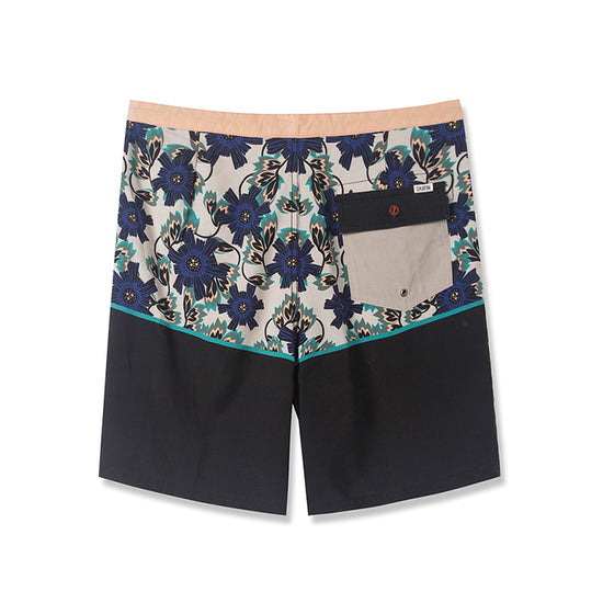 Flower & Leaf Stitching Collection Fashion Boardshorts