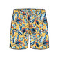 Straight Hem Floral Print Collection Swim Trunks