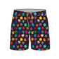 Straight Hem Fashion Element Design Collection Swim Trunks