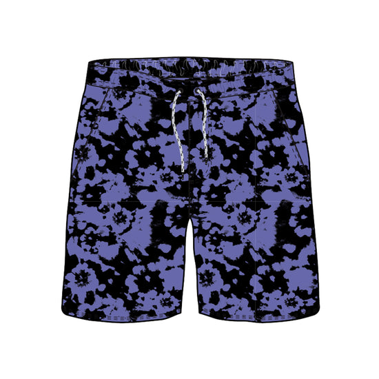 Split Foot Tie Dye Design Collection Swim Trunks
