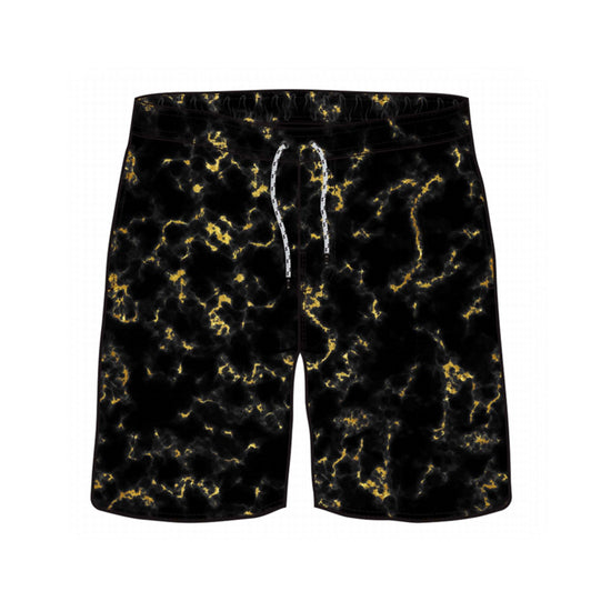 Straight Hem Tie Tyed Collection Swim Trunks