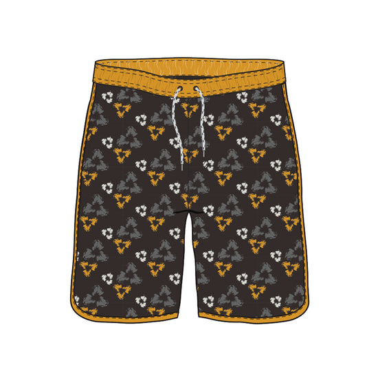 Scollap Hem Small Element Design Collection Swim Trunks