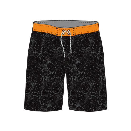 Straight Hem Texture Design Collection Boardshorts