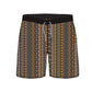 Split Foot Texture Design Collection Swim Trunks