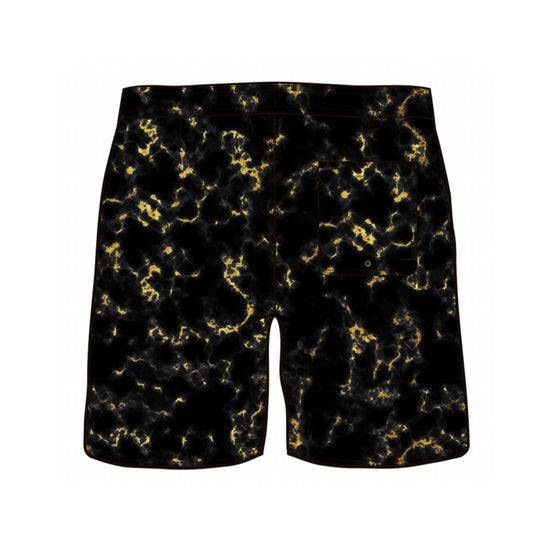 Straight Hem Tie Tyed Collection Swim Trunks