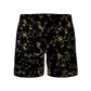 Straight Hem Tie Tyed Collection Swim Trunks