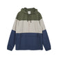 Color Block Stitching Collection Windbreak Jacket