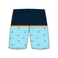 Straight Hem Small Element & Striped Collection Boardshorts