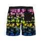 Straight Hem Ombre Print Collection Swim Trunks
