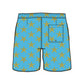 Straight Hem Mini Print Collection Swim Trunks