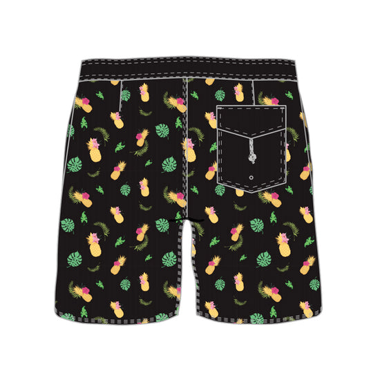 Split Foot Small Element Design Collection Swim Trunks