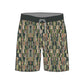 Straight Hem Texture Design Collection Boardshorts