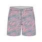 Straight Hem Texture Design Collection Swim Trunks