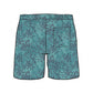Straight Hem Animal Print Collection Swim Trunks