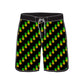 Scollap Hem Pineapple Flower Printed Collection Boardshorts