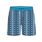 Split Foot Texture Design Collection Swim Trunks