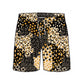Straight Hem Animal Print Collection Swim Trunks