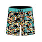 Straight Hem Botanical Floral Printed Collection Boardshorts