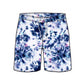 Straight Hem Tie Tyed Collection Swim Trunks