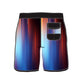 Scollap Hem Color Gradient Collection Swim Trunks