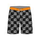 Straight Hem Texture Design Collection Boardshorts