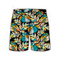 Straight Hem Floral Print Collection Swim Trunks