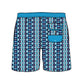 Split Foot Texture Design Collection Swim Trunks