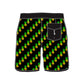 Scollap Hem Pineapple Flower Printed Collection Boardshorts