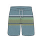 Scollap Hem Striped Design Collection Boardshorts