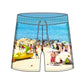 Straight Hem Picture Printed Collection Swim Trunks