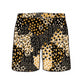 Straight Hem Animal Print Collection Swim Trunks