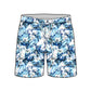 Straight Hem Texture Design Collection Swim Trunks